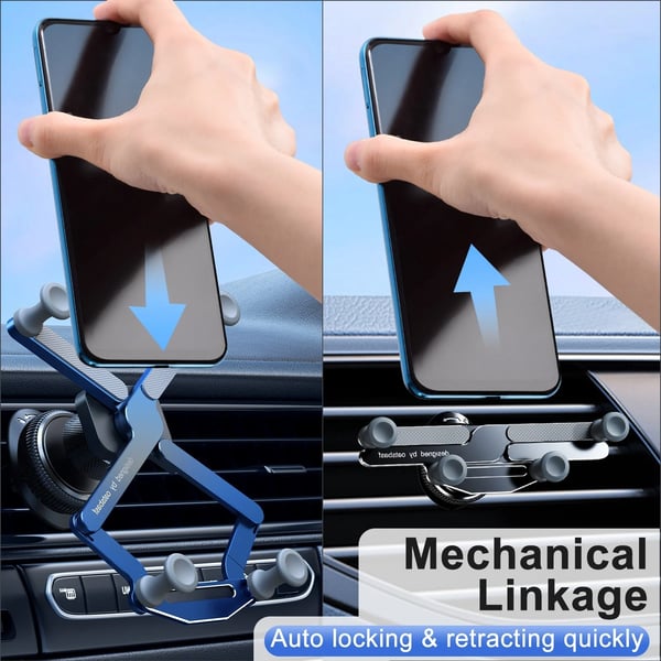 Invisible Rotatable Air Vent Mount Car Phone Holder