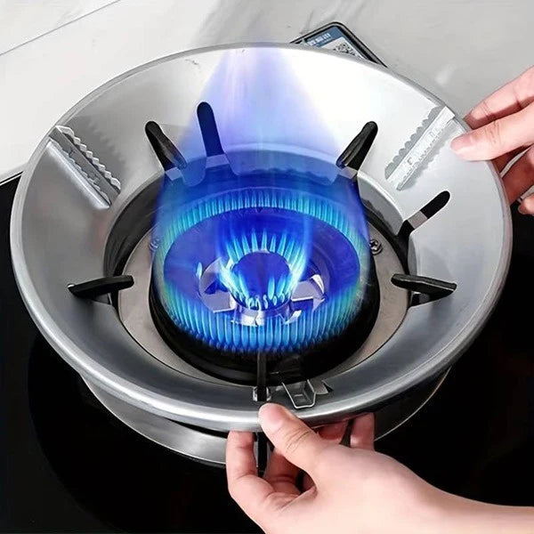 Gas Saver Burner Stand for Saving Gas Fire and Windproof Energy Saver Chula Gas Stand for Burner Protector for Wind Cover for Indian Gas